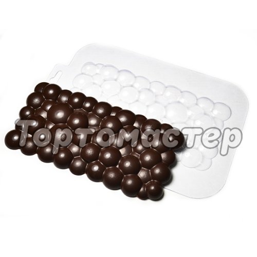 Форма пластиковая Плитка шоколада Пузырьки