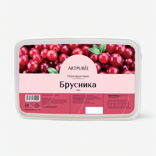 Пюре замороженное ARTPUREE Брусника 250 г 