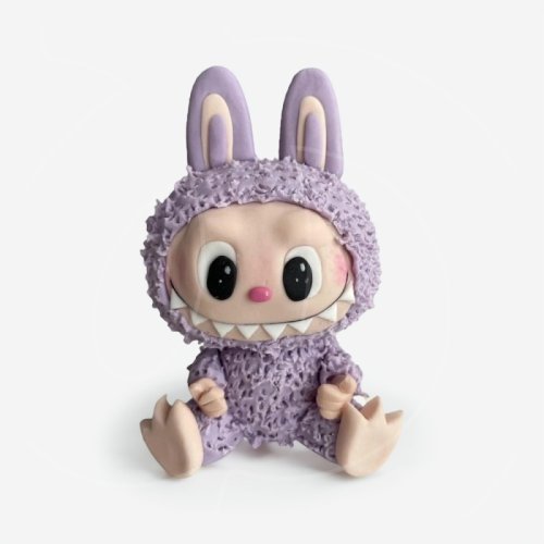 Фигурка из мастики "Лабубу фиолетовый" 