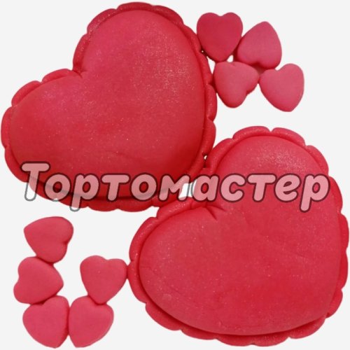 Украшение кондитерское из мастики "Сердца" 30 г 