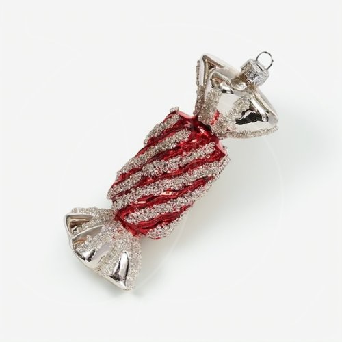 Игрушка ёлочная стеклянная "Конфета. Суфле ягодное" YQL1562