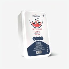 Пюре замороженное AGROBAR Ягодный микс 250 г 