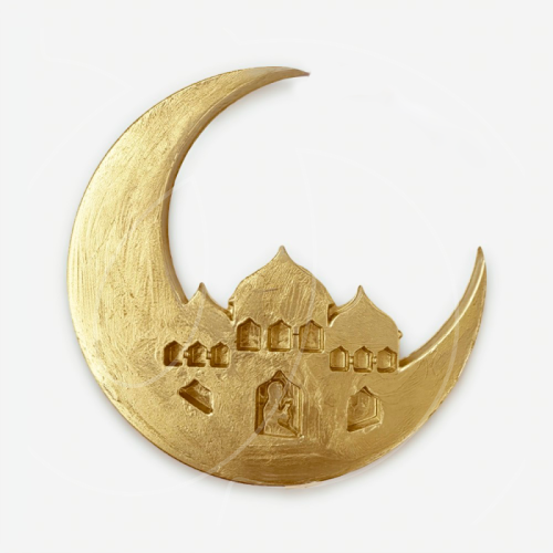 Фигурка из шоколадной глазури "Полумесяц маленький" 5 см 