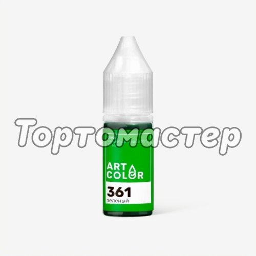 Краситель пищевой гелевый водорастворимый Art Color "Base Зелёный" 10 мл 