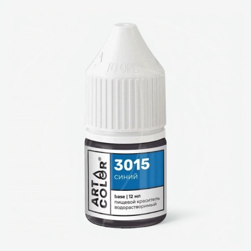 Краситель пищевой гелевый водорастворимый Art Color "Base Синий" 12 мл 