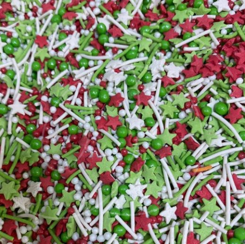 Посыпка кондитерская "Новогодний Микс" 500 г 