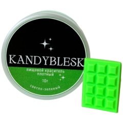 Блеск-краситель пищевой KANDYBLESK "Светло-зелёный" 10 г 