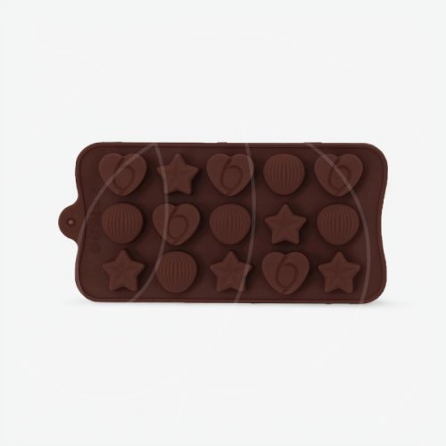 Форма силиконовая "Звёзды, ракушки, сердца" 2854846