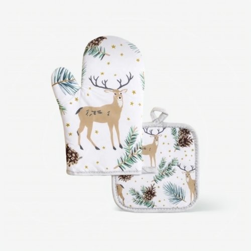 Набор кухонных прихваток "Олени" 9473776