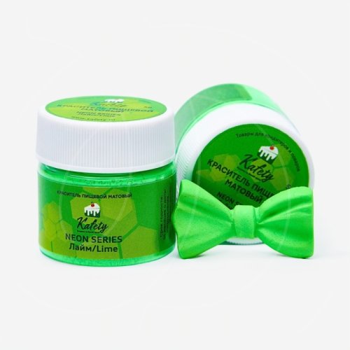 Краситель пищевой сухой Kafety "Неоновый матовый лайм" 5 г 