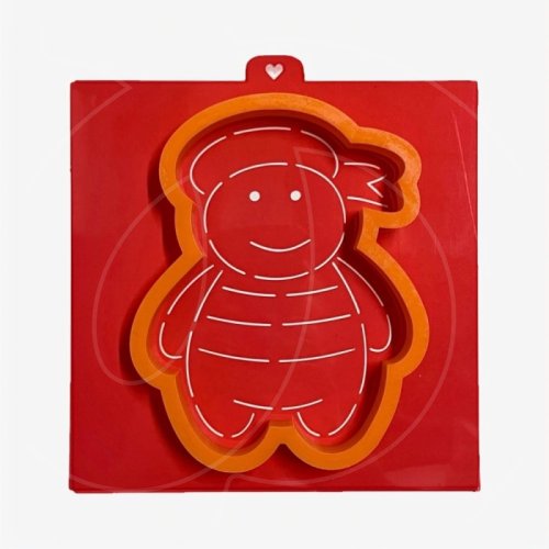 Вырубка пластиковая и трафарет LUBIMOVA "Морячок" LC-00007625	