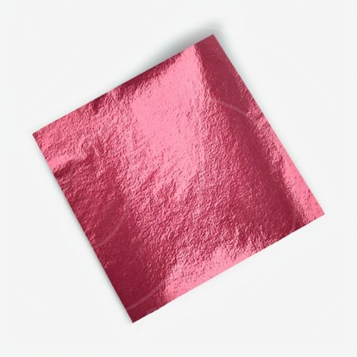 Поталь листовая непищевая Розовое золото 9х9 см 5 шт 