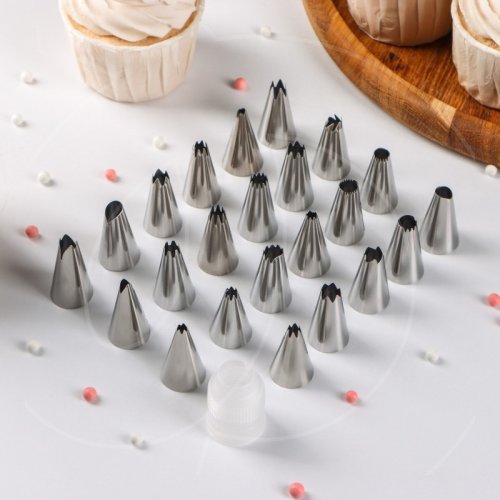 Набор насадок кондитерских и адаптер 23 шт 1403923