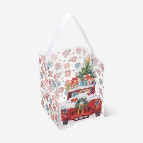 Коробка для сладостей прозрачная "Новогодние игрушки" 12х12х15 см 10453854