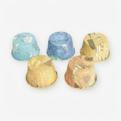 Капсула бумажная с подворотом "Искусство" D50 H40 10 шт 5443967