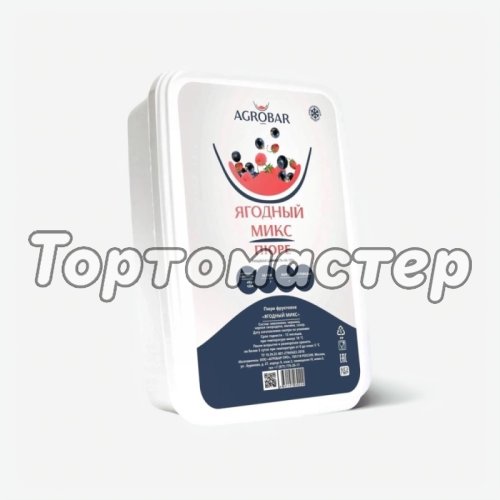 Пюре замороженное AGROBAR Ягодный микс 250 г 