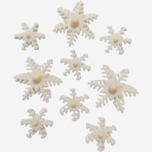 Фигурка из мастики "Снежинки" 