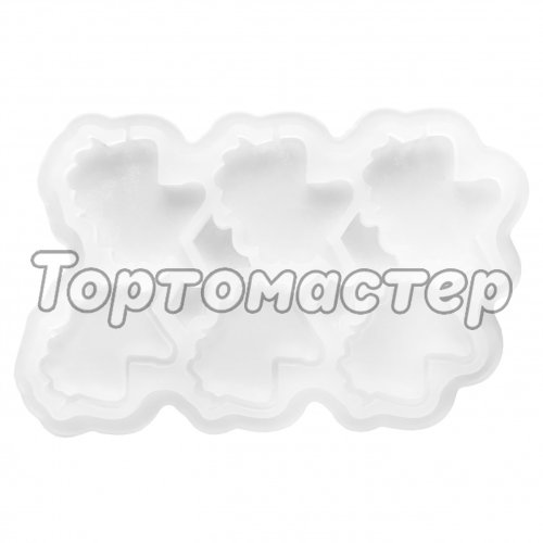 Форма силиконовая для леденцов "Погремушка" Единорожка 02262