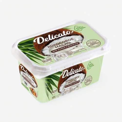 Кокосовое масло рафинированное Delicato 400 г 