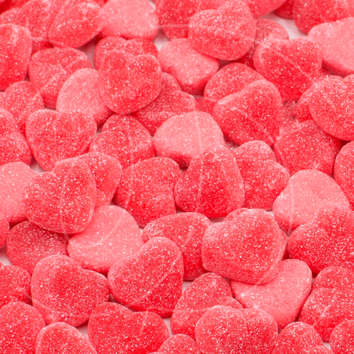 Мармелад "Сердечки клубничные кислые" 100 г 