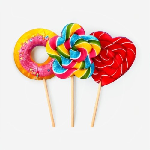 Леденец "Сердце, пончик, цветок" 30 гр 1 шт 10562602