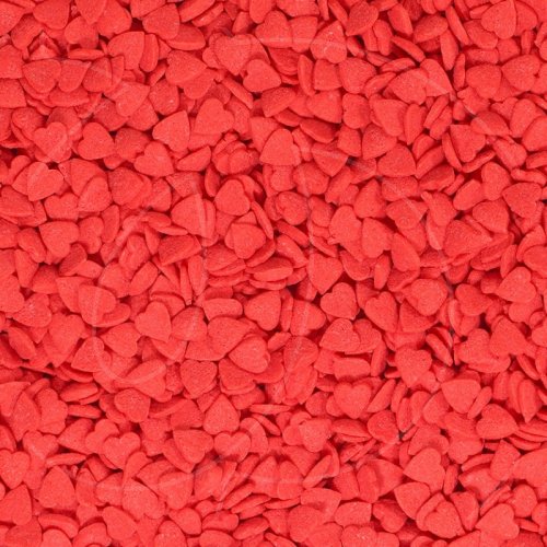 Посыпка кондитерская сердечки "Красные" 600 г 