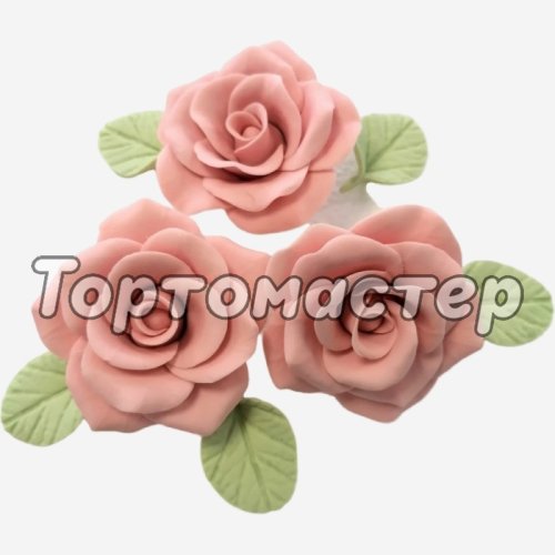 Украшение кондитерское из мастики "Розы" 90 г 