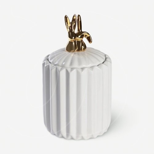 Банка керамическая "Золотые зайки" 1,1 л 5487572