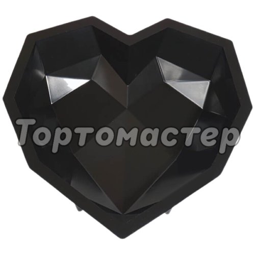 Форма силиконовая Silico Алмазное сердце SA2207