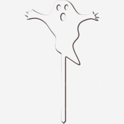 Топпер декоративный акриловый "Приведение" 4х7 см ТСК386	