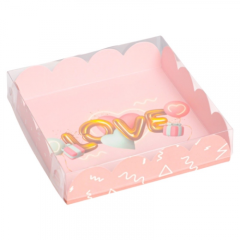 Коробка для сладостей "Воздушная любовь" 13x13x3 см 5 шт 7155175