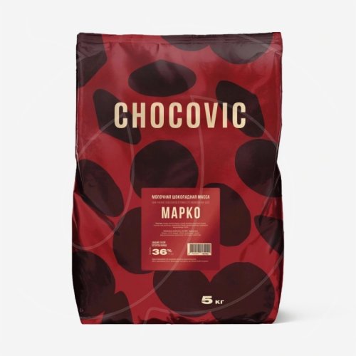 Шоколад молочный CHOCOVIC "Марко" 36% 5 кг CHM-T14CHVC-25B