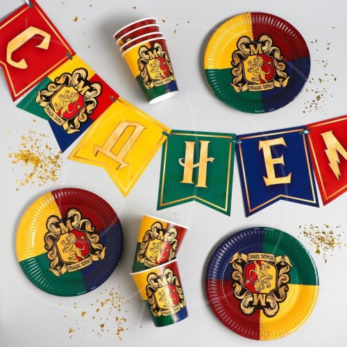 Набор бумажной посуды "Гарри Поттер" 6853482	