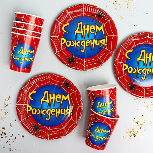Набор бумажной посуды "Человек-паук" 7105120