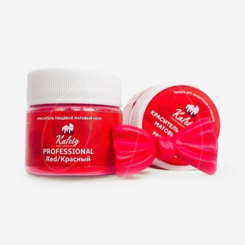 Краситель пищевой сухой Kafety "Неоновый матовый красный" 5 г 