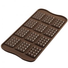 Форма силиконовая для шоколада Silikomart Шоколадки 12 шт SCG11