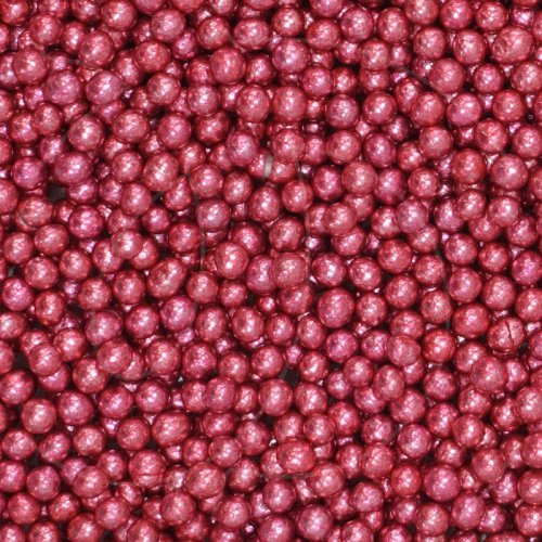 Посыпка кондитерская MIXIE "Шарики металлик красные" 3 мм 600 г 