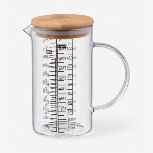 Кувшин стеклянный мерный прозрачный 500 мл 9227314
