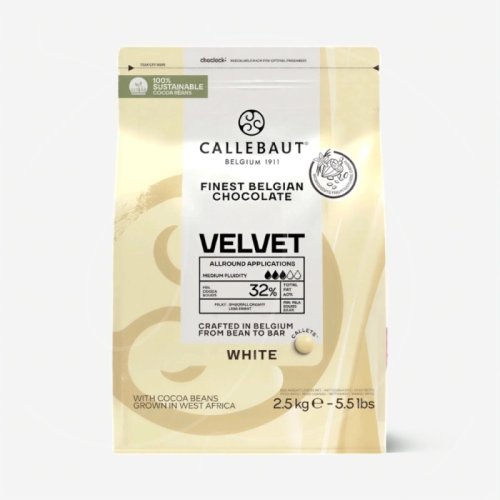 Шоколад белый CALLEBAUT "Velvet" 32-33% 500 г W3-595