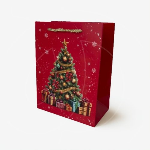 Пакет бумажный "С Новым годом! Ёлка" 9396-C-WK	