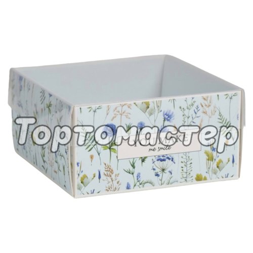Коробка для бенто-торта "Растения" 12х6х11,5 см 5080456
