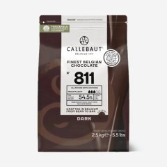 Шоколад тёмный CALLEBAUT 54,5% 2,5 кг 811-RT-U71