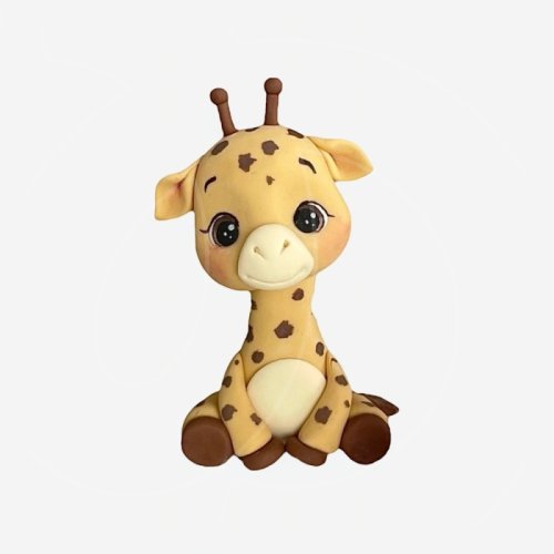 Фигурка из мастики "Жираф" 