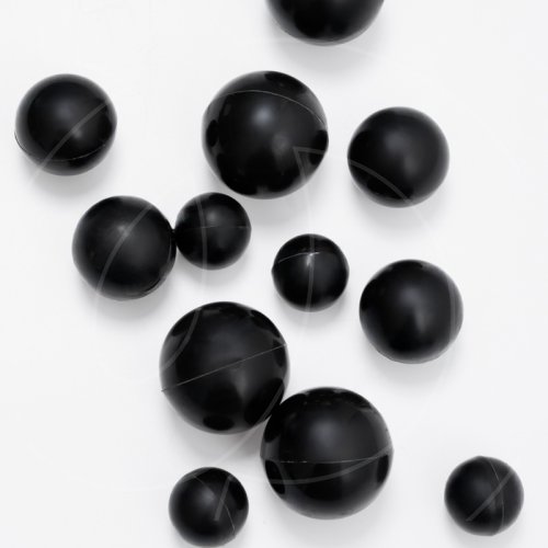 Набор фигурок из шоколадной глазури "Шокошарики чёрные" 