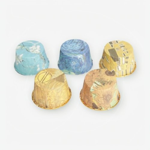 Капсула бумажная с подворотом "Искусство" D50 H40 10 шт 5443967