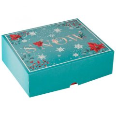 Коробка для сладостей "Snow" 20х17х6 см 5 шт 7043565