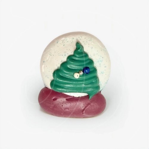 Украшение кондитерское сахарное безе "Снежный шар" 