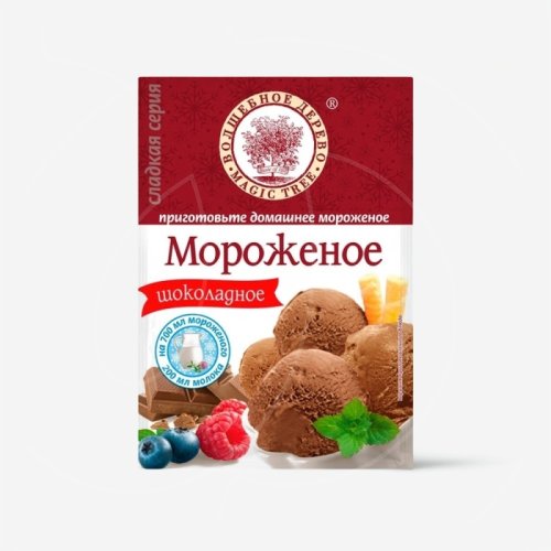 Смесь для мороженого "Волшебное дерево" Шоколад 70 г 
