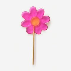 Леденец из изомальта "Цветок розовый" 19 г ЛД1 