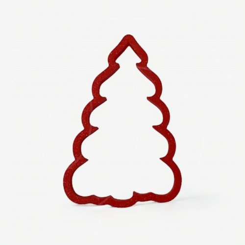 Вырубка пластиковая LUBIMOVA "Ёлочка пышная" 9 см LC-00005064	